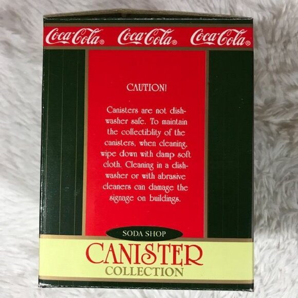 Vintage Coca-Cola Canister Collection 'Soda Shop' Miniature Canister - Picture 4 of 8